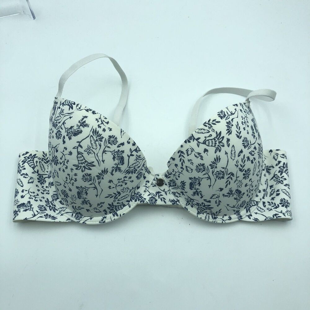 Lucky Brand Bra Size 36B Blue Floral